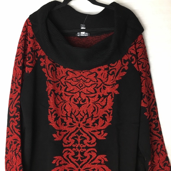 I.N.C Off-The-Shoulder Tunic Sweater - Picture 5 of 8